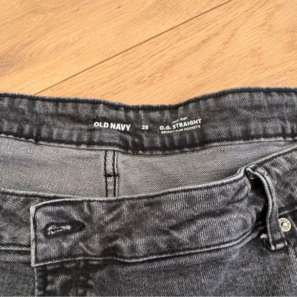 Old Navy Women's High-Waisted Og Straight  Jeans PLUS SIZE - Picture 9 of 11